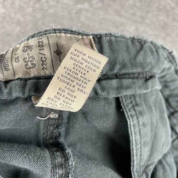 American Eagle Shorts Mens Size 34 Cargo Distressed Raw Hem Frayed Fringe Grunge - Picture 8 of 9